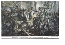 MARINE DE GUERRE  - ILLUSTRATION CH. FOUQUERAY - A L ABORDAGE