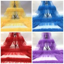 Tulle Tissu Maille Vêtements Ruche Matériel Artisanat pour Mariage Tutu Jupe DIY