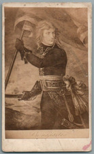 CDV NAPOLEON 1er A ARCOLE BARON GROS NAPOLEONE BONAPARTE EMPIRE 1860 PHOTO