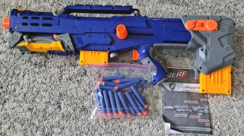 Nerf strike blue longshot - nerf,