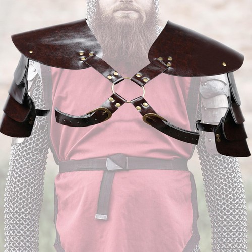 Armure épaule cuir - armure, d'épaule
