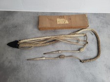 AIGUILLETTES D'OFFICIER D'ETAT MAJOR FIL D'ARGENT