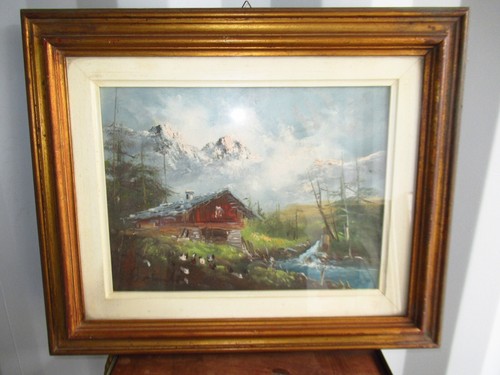 Ancien tableau représentant - ancien,