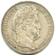 5 francs argent Louis Philippe I 1841 BB de qualité n°6249