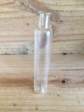 Flacon à Cognac, topette, petite bouteille en verre soufflé XVIIIe ou début XIXe