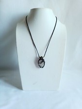 Collier Quartz Rutile Pierre Semi-précieuse Tressée À La Main