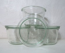 3 bocaux WECK avec couvercles fraise