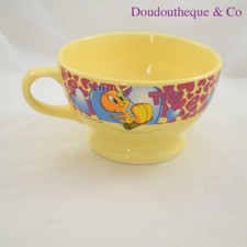 Bol Titi canari LOONEY TUNES jaune coeur céramique 9 cm (MO)