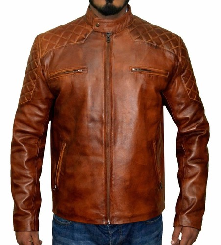 Veste manteau homme motard - veste/manteau,