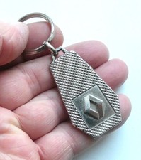 Ancien porte clé métal RENAULT  Logo Losange Garage Salins Arbois.