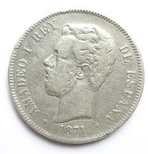 5 Pesetas 1871 M (Madrid)