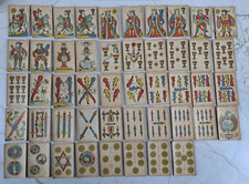 jeu de cartes ancien aluette Charles BONY & Cie Luneville