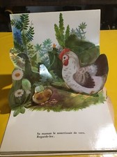 Pop Up Livre Anime Le Poussin 