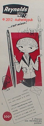 Publicite reynolds stylo - 3r,