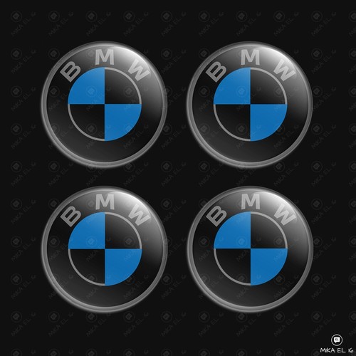 Bmw wheel center - center, decals