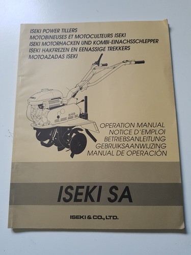 Manuel motoculteur iseki - de,