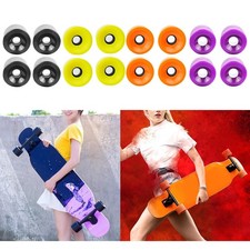 4Pcs Longboard Roues 70x51mm Skate Board PU Rouleau 78A Cruiser Roue De