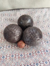 ANCIENNE 3 BOULES DE PETANQUE 2KG180