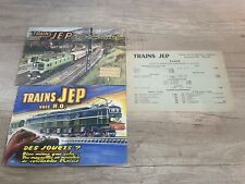 Lot De Catalogue Jep Train Miniature 