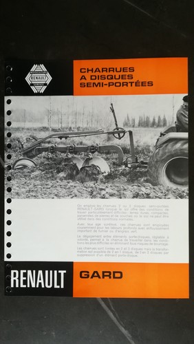Prospectus tracteur matériels