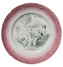 Assiette Digoin Sarreguemines