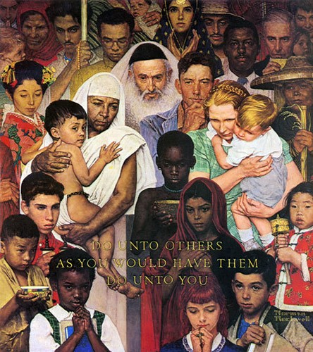 The golden rule 22x30 - the, art