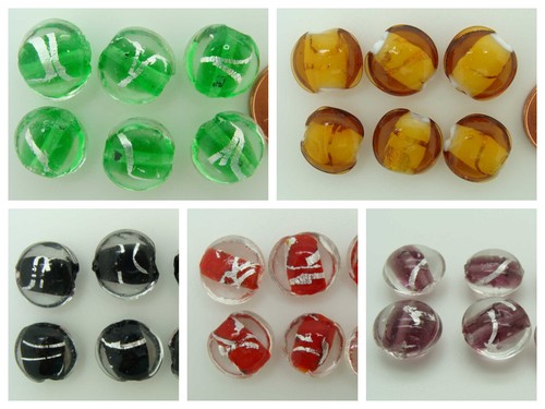Perles galets 12mm - 6,
