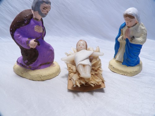 Santon enfant jesus cire - santon, en