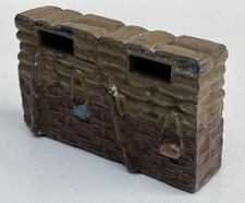 Jouet militaire ancien - Décor mur de tranchée pour petits soldats, 1930’s - BE+