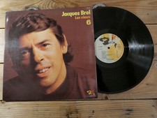 JACQUES BREL 6 LES VIEUX LP 33T VINYLE EX COVER EX ORIGINAL 1974