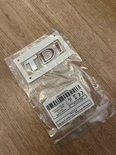 Badge tdi rouge - badge,