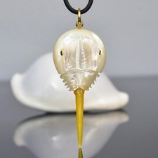 Pendentif De Limule Perle De