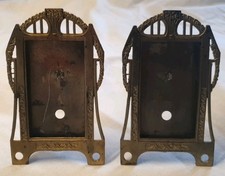 Paire De Cadres Art Nouveau Laiton Fin XIXème 