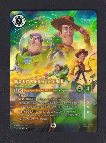 Lorcana woody buzz - woody, &