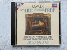 MAHLER  Das Lied Von Der Erde  SOLTI    CD  RARE