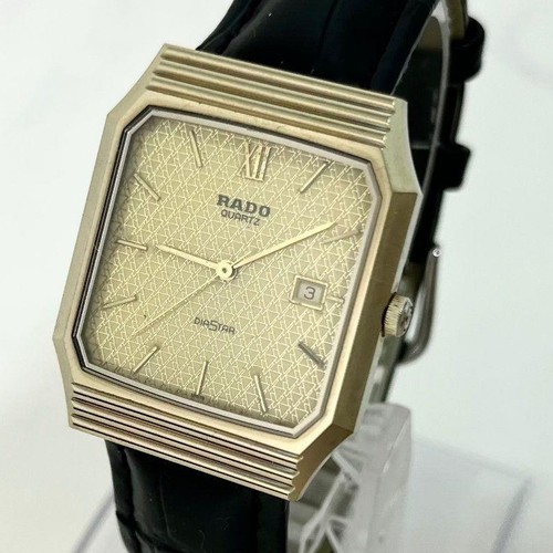Rado diastar watch square gold - diastar,