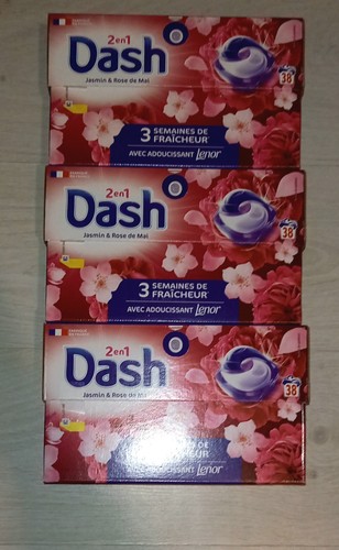 114 capsules lessive - de, dash