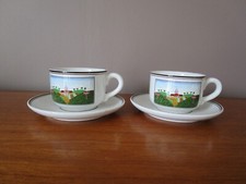 2 Tasses à Thé & sous tasses