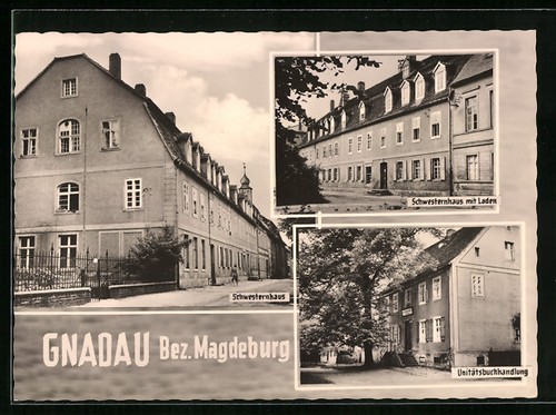 Carte postale gnadau - postale, maison