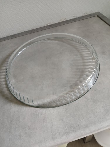 Plat tarte quiche verre - plat, à
