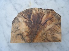 loupe de bois de prunier tournage ébénisterie coutellerie bijoux ou autres