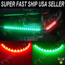 Red green led lighting bass - red,