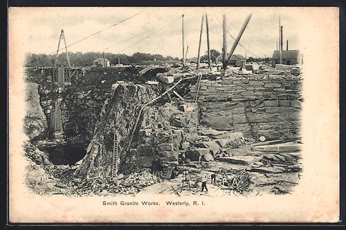Carte postale westerly ri - carte,