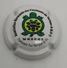 Capsule de champagne Mainguet Paul tortue ANPT couleur. TB