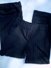 Beau pantalon large rayures PIMKIE t s 36  taille haute gris (mesures)