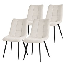 Lot de 4 chaises de salle à