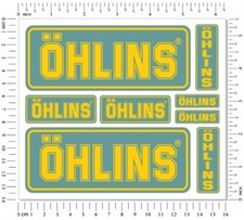 Ohlins Fork Shock Stickers Set