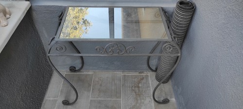 Console demi lune - console, table