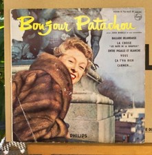 LP 25 CM  Patachou ‎– Bonjour Patachou " Entre Pigalle & Blanche " 1959 (VG/VG+)