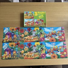 3 Puzzles Maya L’abeille Et Alexandre - Fx Schmid - HEMMA - Manque 1 Pièce